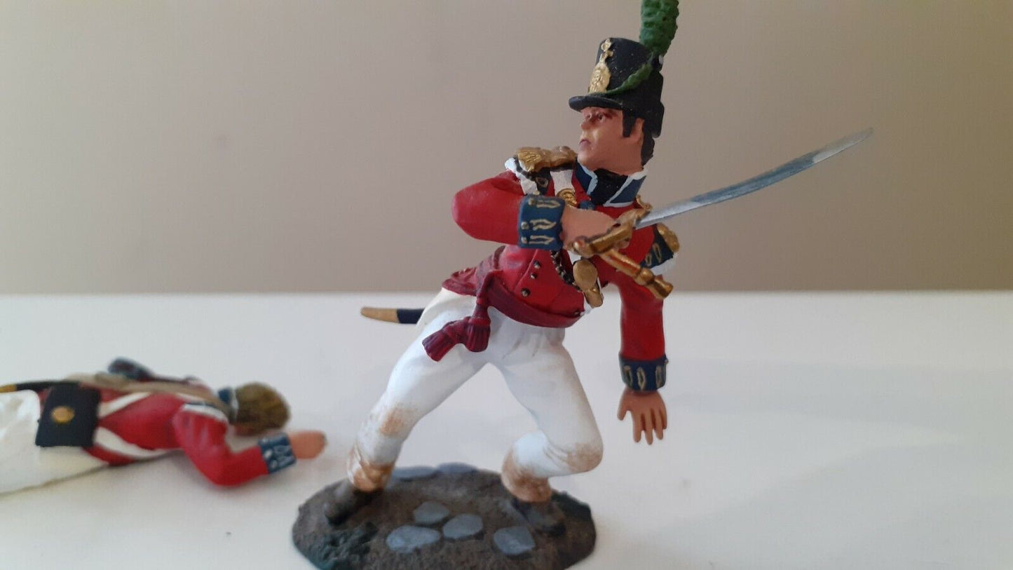 britains 17877 napoleonic hougoumont Waterloo coldstream guards casualty boxed