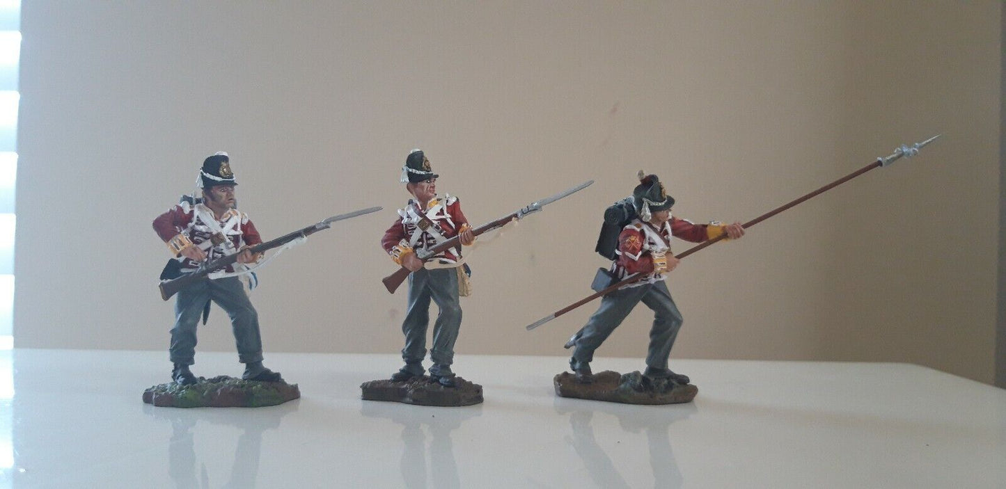 The collectors showcase waterloo napoleonic British cs00312  1:30 metal