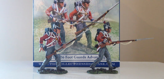 Collectors showcase British guards Waterloo hougoumont Napoleonic cs00556