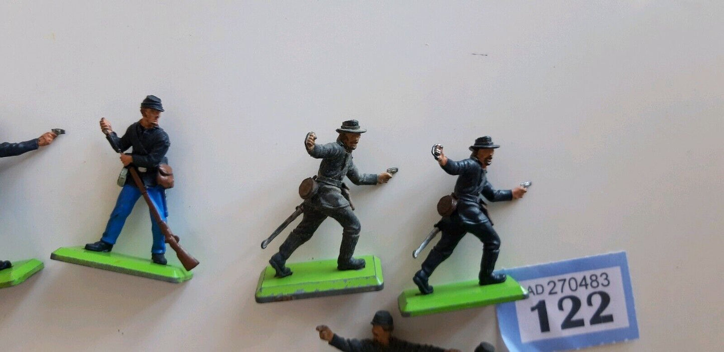 Britains deetail acw union infantry 1970s 1:32  b1