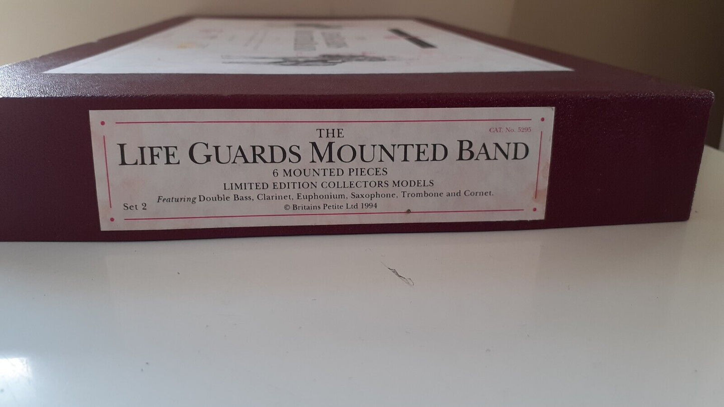 Britains limited edition life guards mounted band 1995  5295