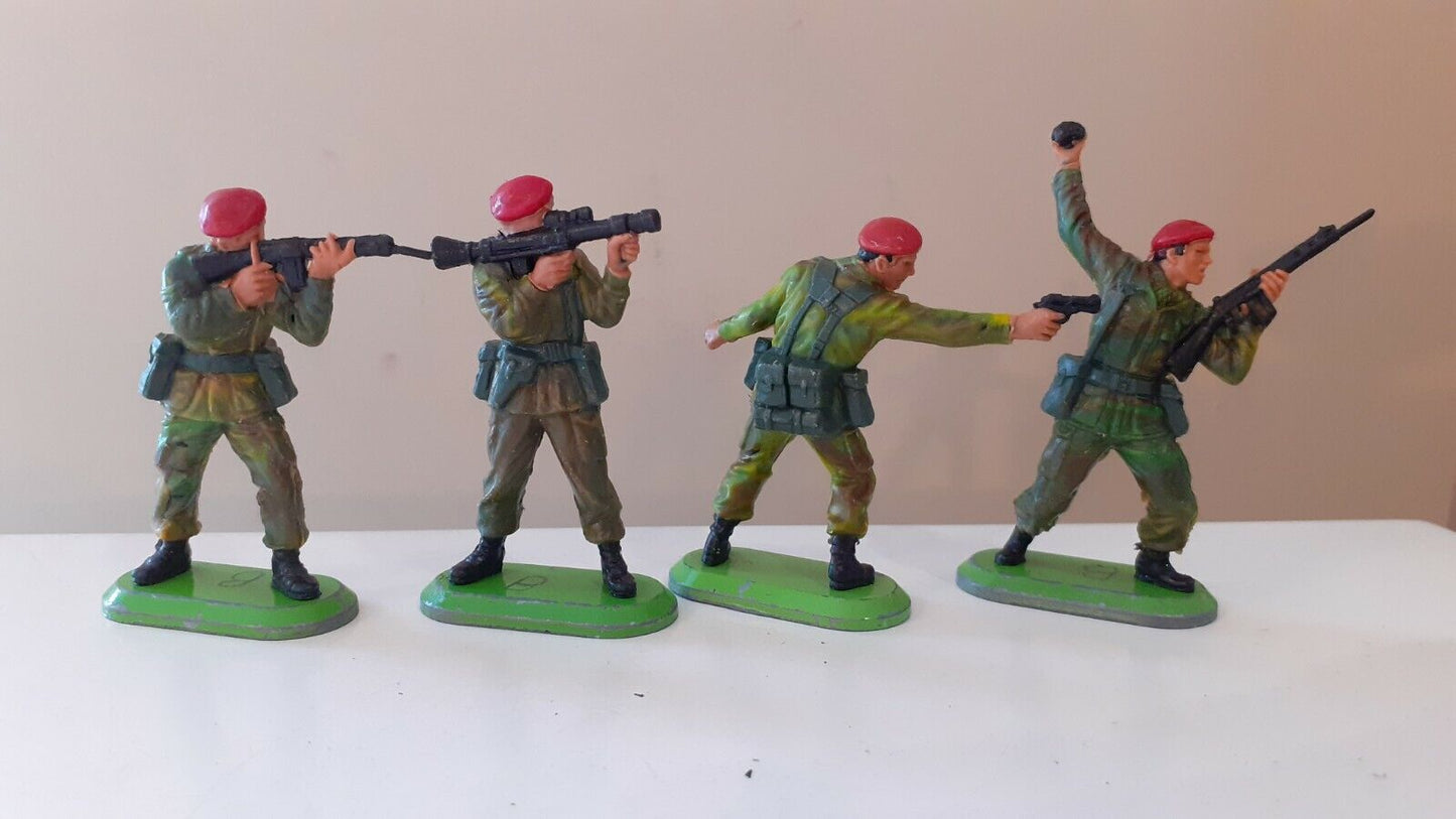 Britains deetail ww2 paras paratroopers 1970s 1:32  b2