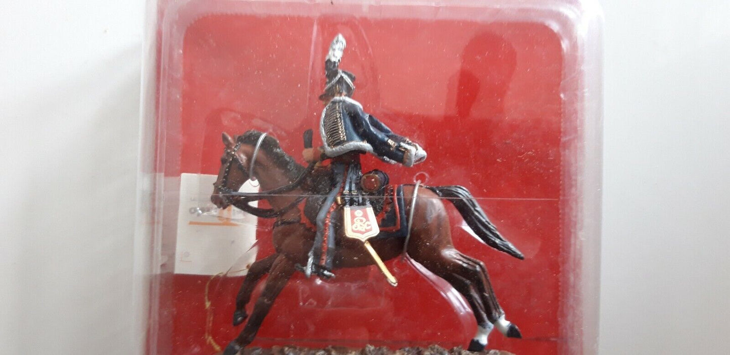 Del prado napoleonic cavalry at war 33 waterloo 1:30 prussian hussars mib