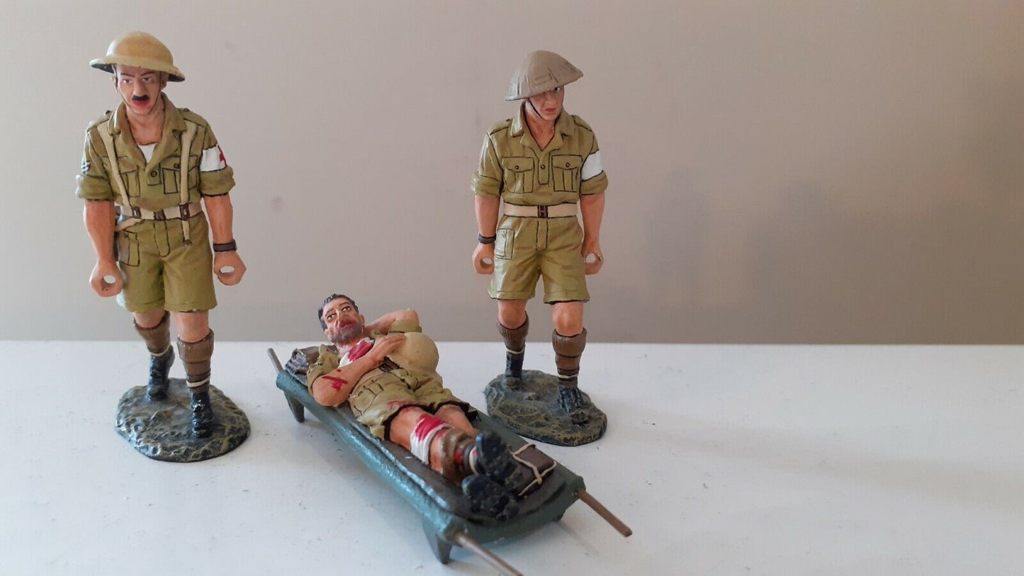 King and country ww2  ea28 8th army stretcher party  boxed