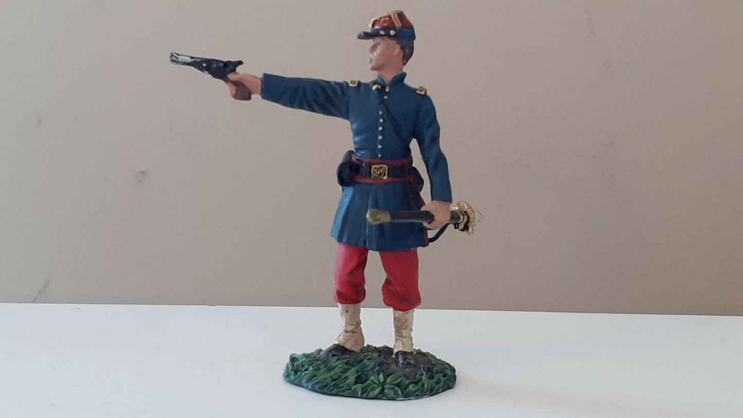 Britains acw 31100 union infantry 114th pennsylvania zouaves officer boxed b8