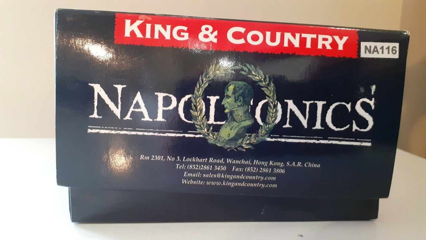 King and country Waterloo Napoleonic french cuiraissier boxed 1:30 na118