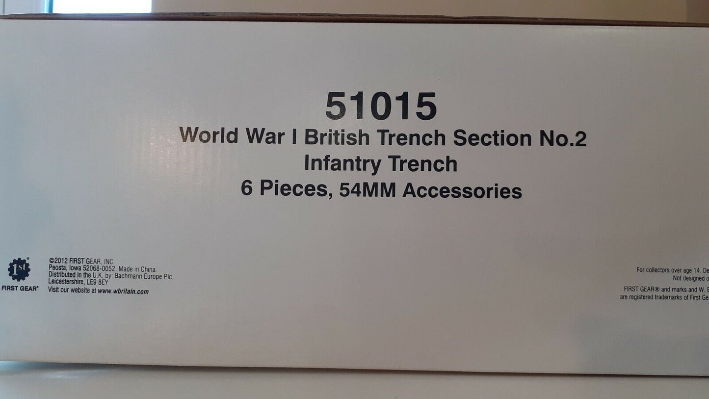 Britains 51015 ww1 trench system resin boxed 1:32