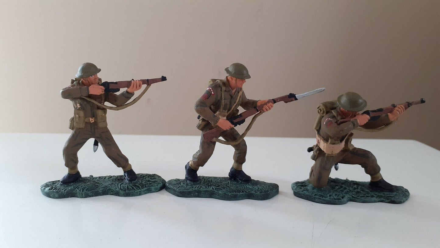 Britains ww1 ww2 British infantry 3rd division 17251 metal boxed