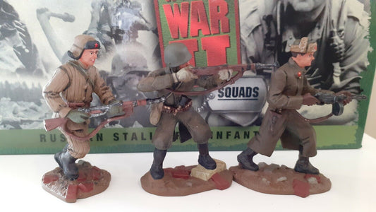 Britains 17389 ww2 d-day russian infantry stalingrad bulge winter boxed