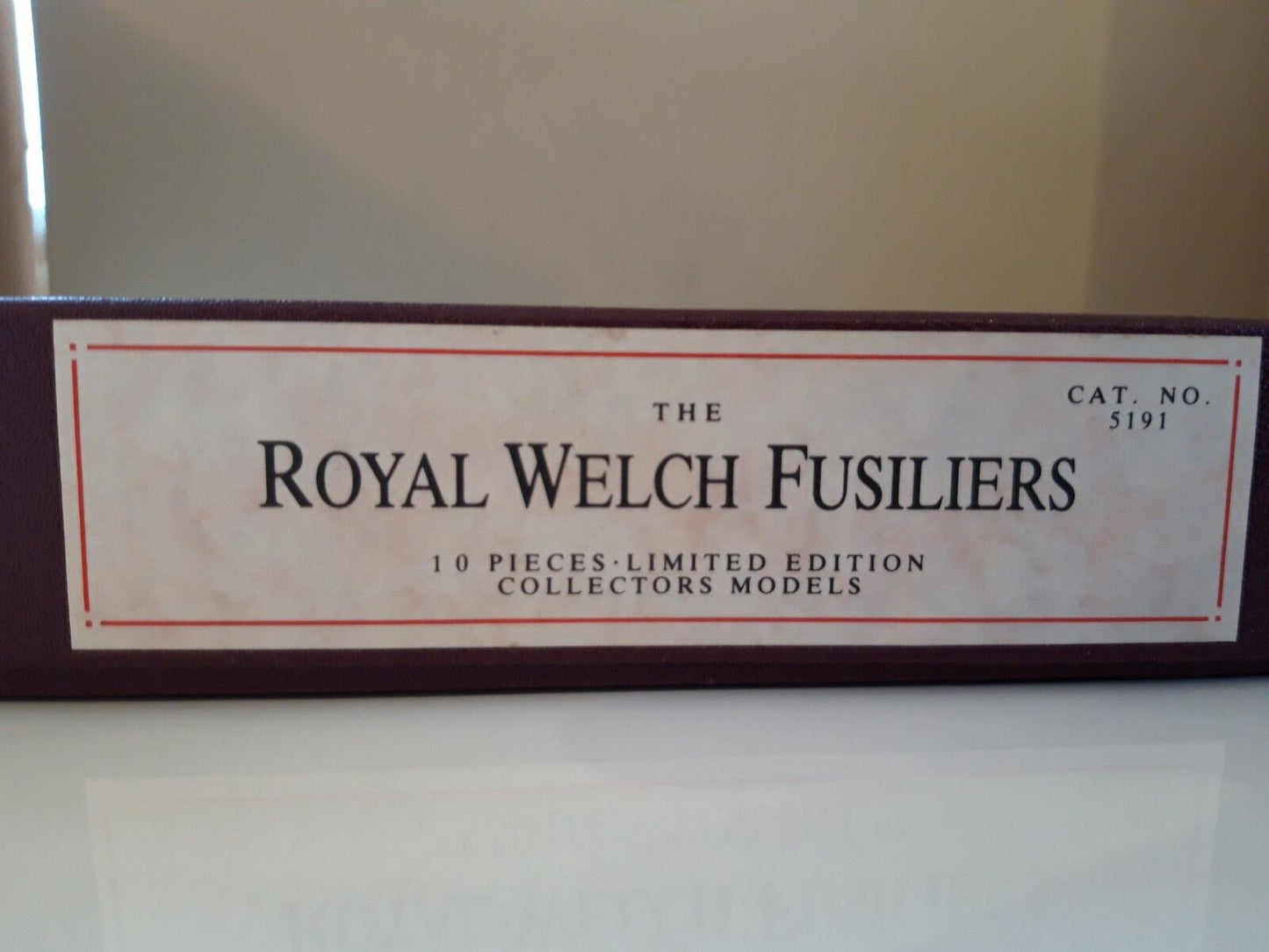 Britains limited edition royal welch welsh fusiliers mascot 1991 waterloo 5191