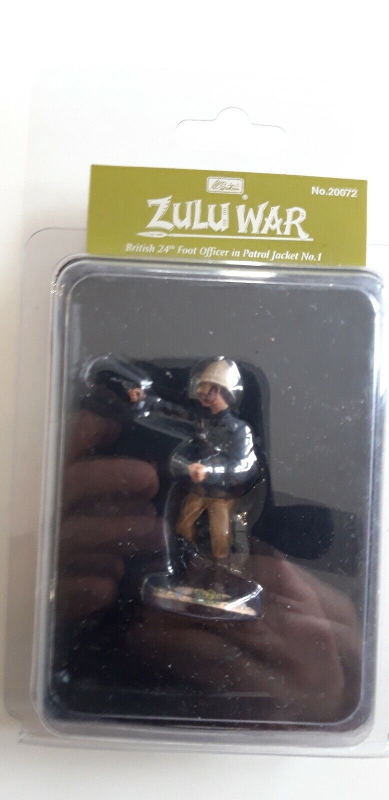 Britains 20072 zulus 24th foot British infantry officer boxed b3