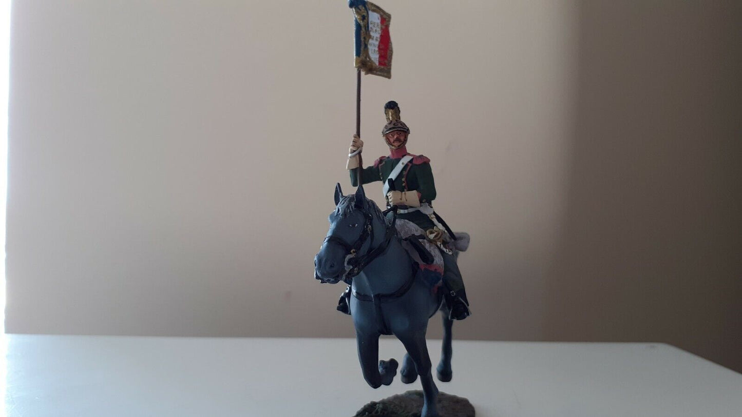 Britains 36073 Napoleonic hougoumont Waterloo French lancers guidon bearer Bb