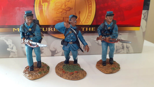 conte 57181 union 54th Massachusetts acw metal boxed infantry 1:32