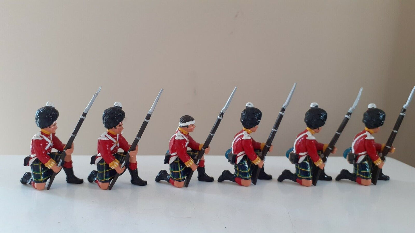 early trophy miniatures 1991 Napoleonic Waterloo Highlanders wa27 1:32 metal