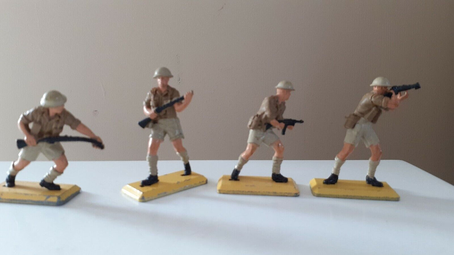 Britains deetail ww2 British 8th army bulk lot 1970s 1:32  b3