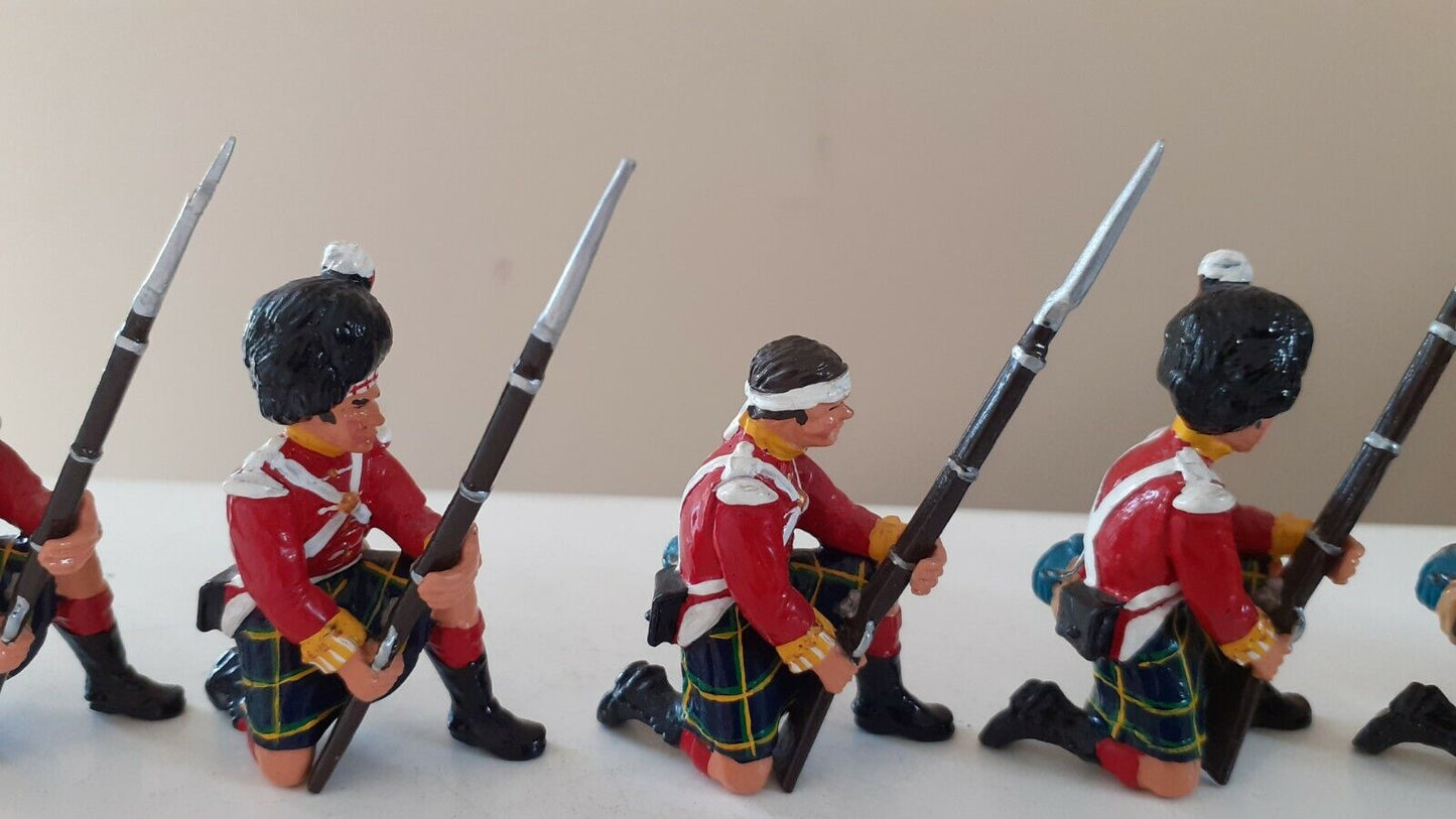 early trophy miniatures 1991 Napoleonic Waterloo Highlanders wa27 1:32 metal