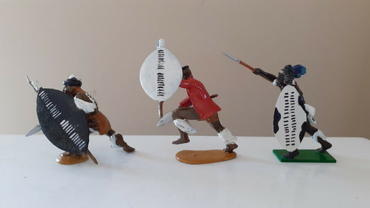 Trophy miniatures Zulu wars rorkes drift assegai 1:32 metal