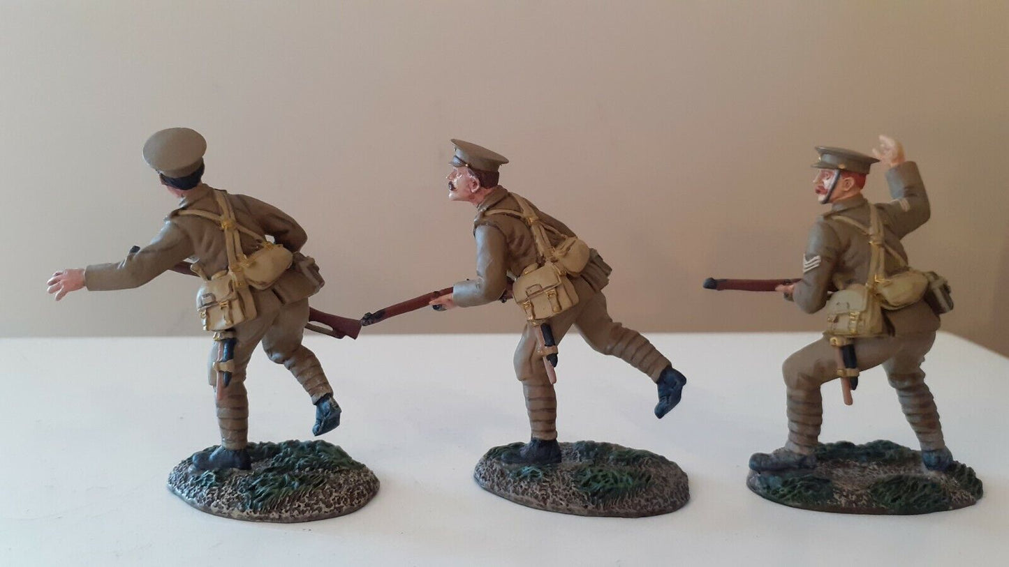 Britains ww1 17807 British infantry mons fusiliers metal boxed