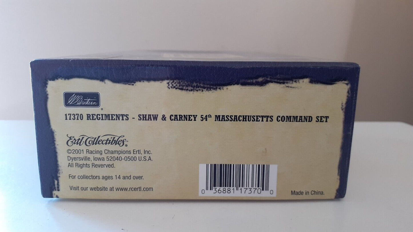 Britains 17370 acw shaw and carney 54th Massachusetts boxed 1:32