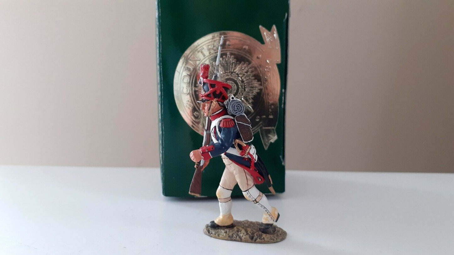 King and country Waterloo Napoleonic French guards infantry boxed 1:30  na14