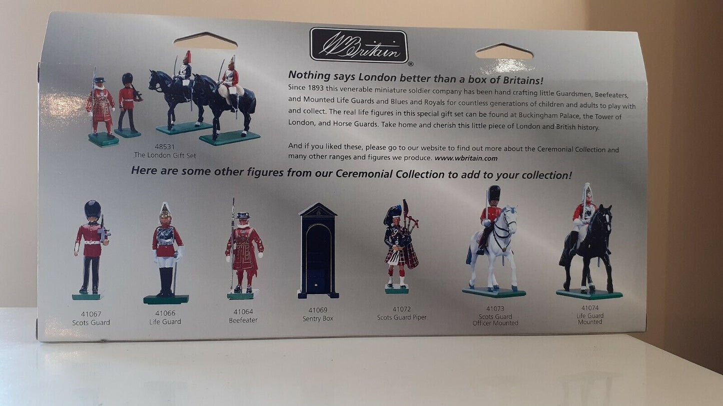 Britains ceremonial London gift set 48531 household cavalry beefeater 1:32 metal