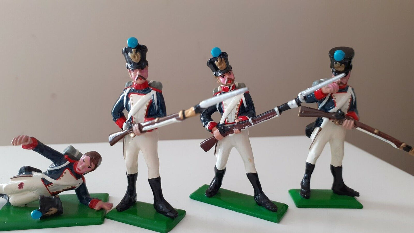 Mulberry Miniatures trophy 1990s  Napoleonic Waterloo French fusiliers fn58.