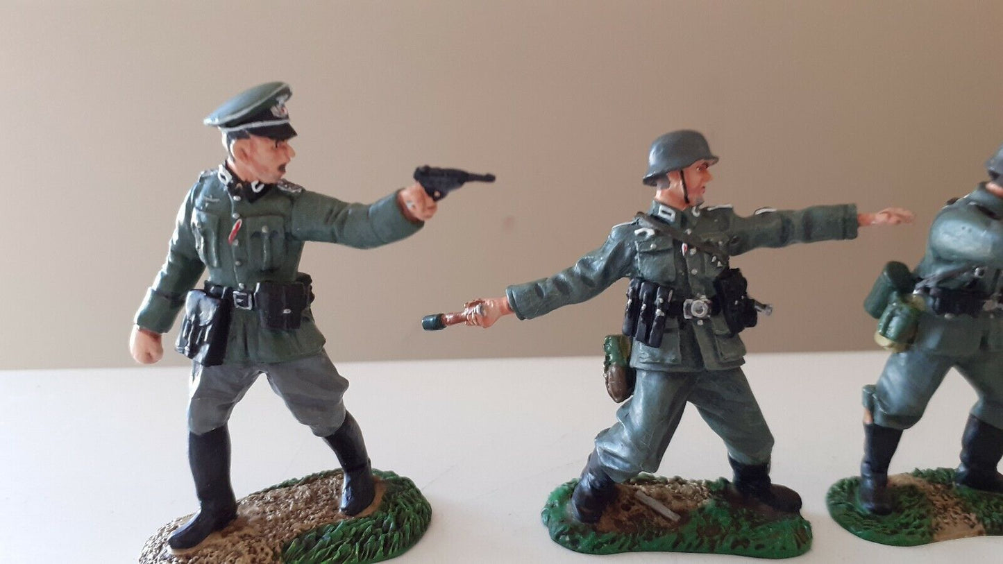 Conte ww2 German infantry 1:32  boxed metal wwii-0010