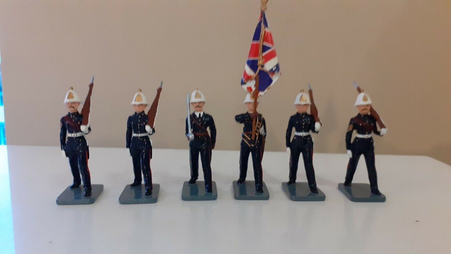 Britains 40338 royal marines colour party 1:32 metal