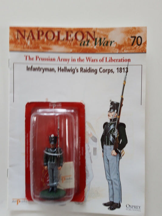 Del prado napoleon at war 70 waterloo 1:30 Prussian hellwig mib book