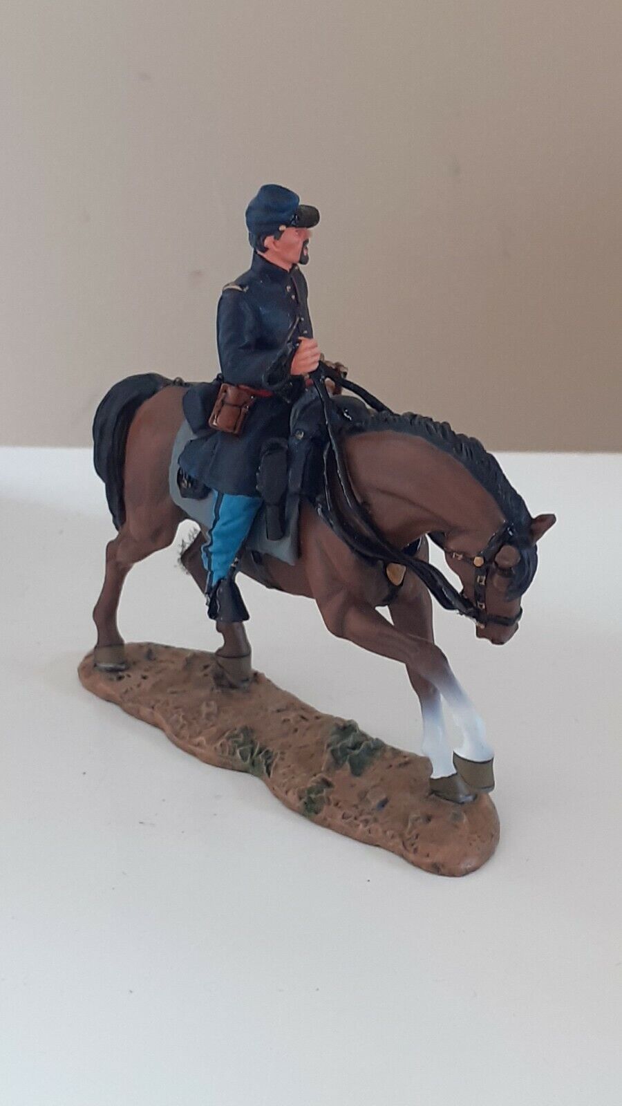 King and country acw union mounted officer cavalry boxed 1:30 wrdb cw38