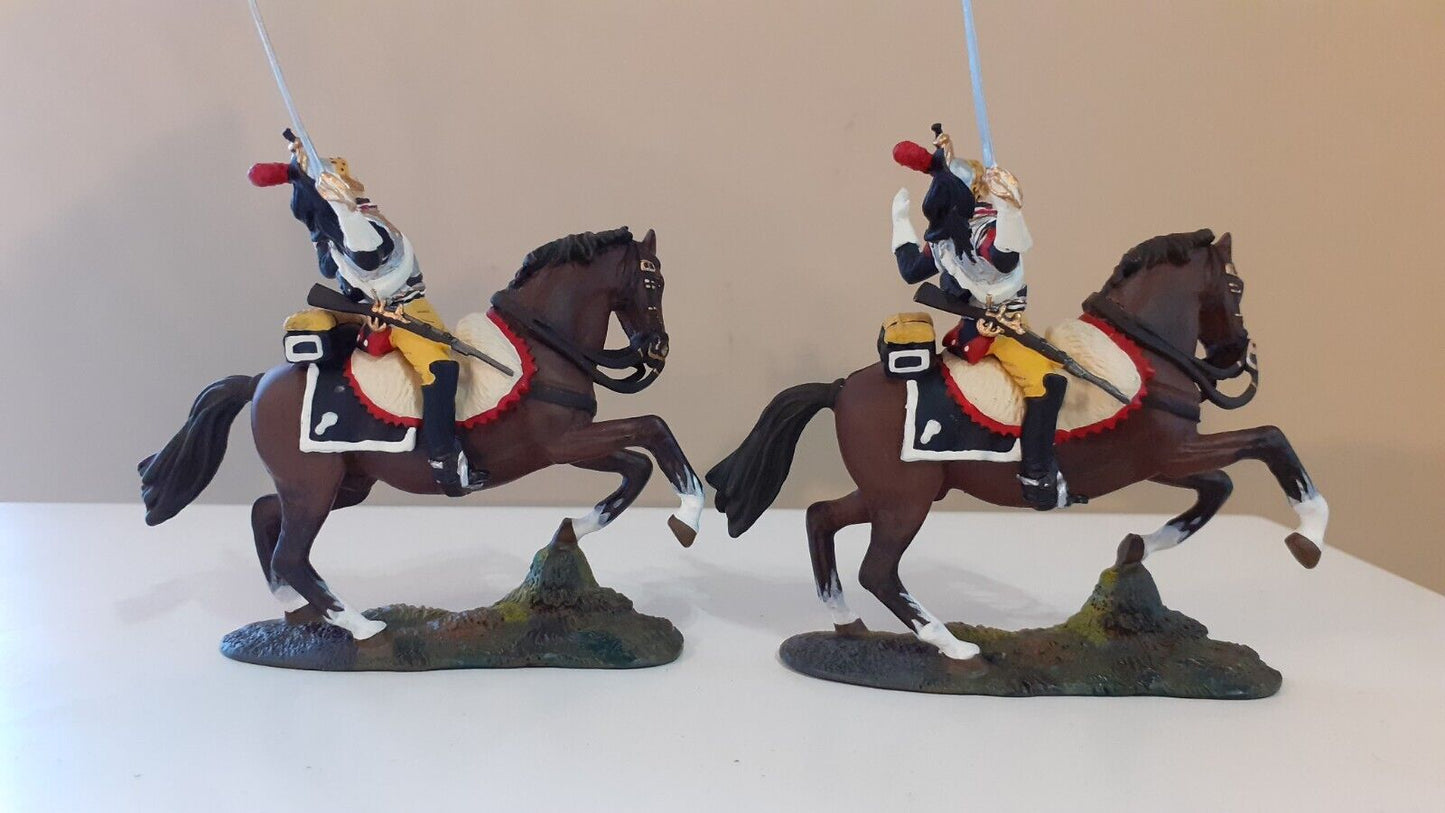 Britains 41162 French cavalry cuirassiers wound Napoleonic waterloo boxed 1:32