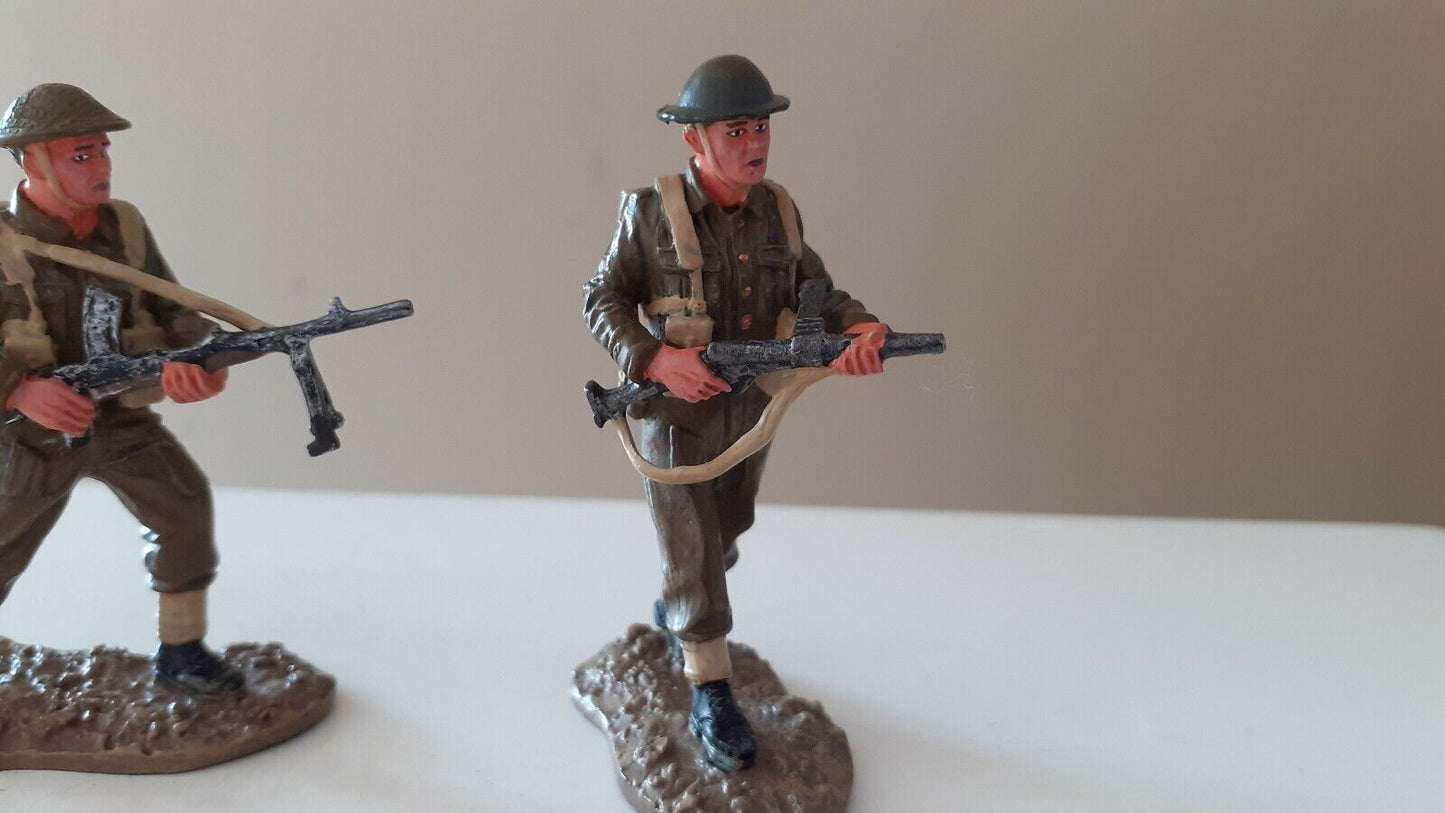 Britains d-day British army infantry 1:32 metal longest day 2005