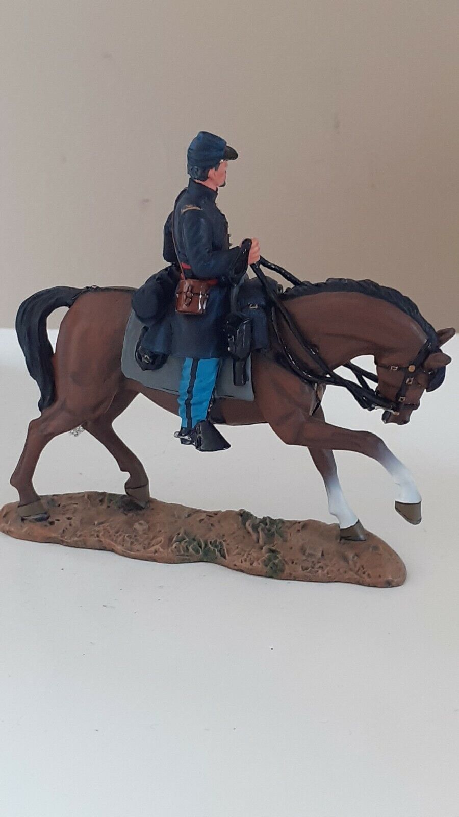 King and country acw union mounted officer cavalry boxed 1:30 wrdb cw38