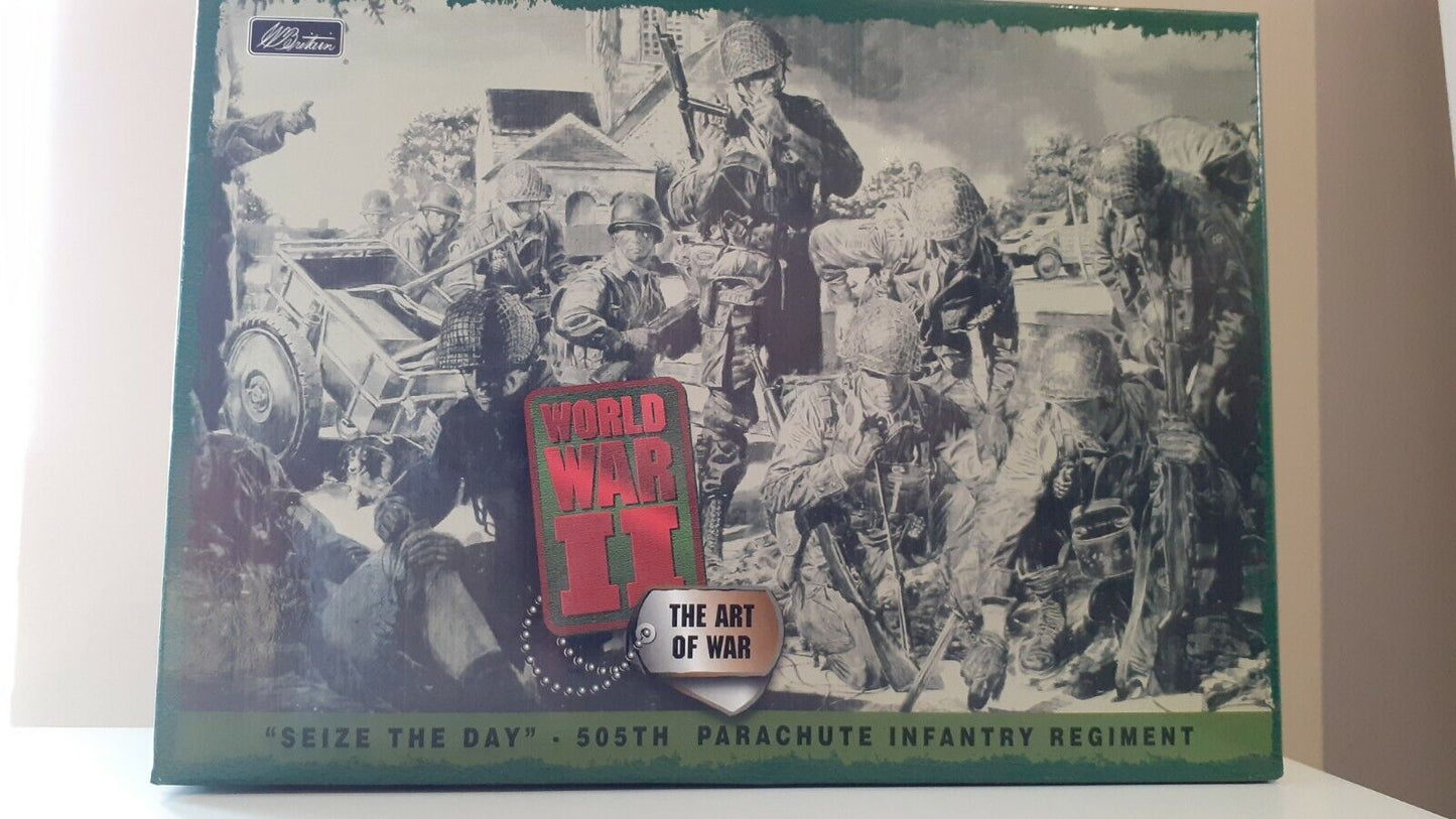 Britains 17461 ww2 505th airborne paras seize the day 2003 d-day 1:32 metal