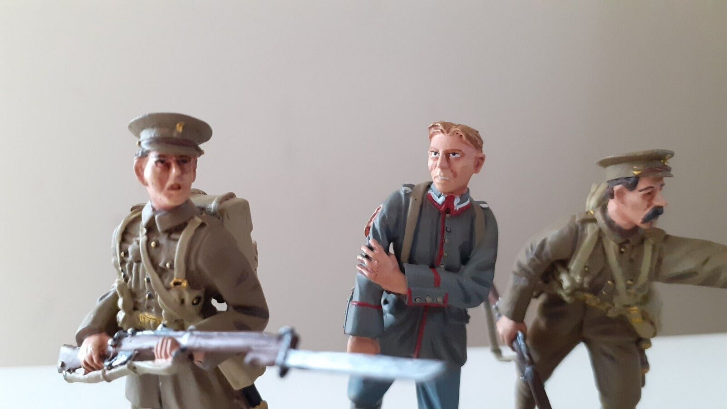 Britains ww1 fusiliers with prisoner 1:32 metal 17690 2005