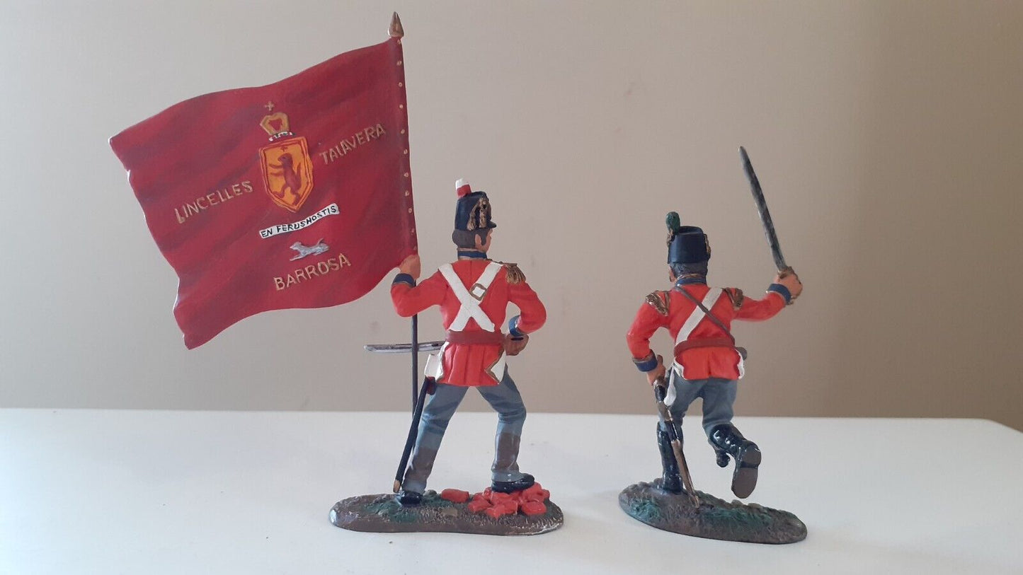 Britains 00149 coldstream guards command set B  Napoleonic waterloo  1:32 boxed