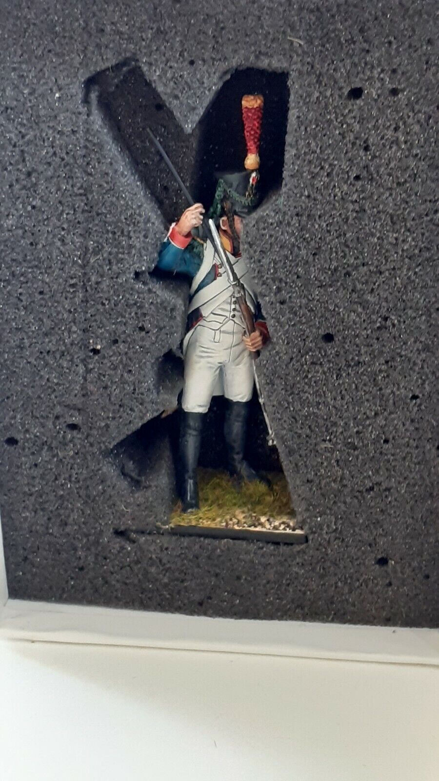 First legion waterloo  Napoleonic hougoumont french voltigeur boxed nap0341