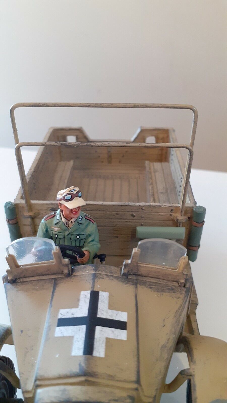 King and country ww2 capture morris truck German panzer tank box 1:30 ak077 ak77