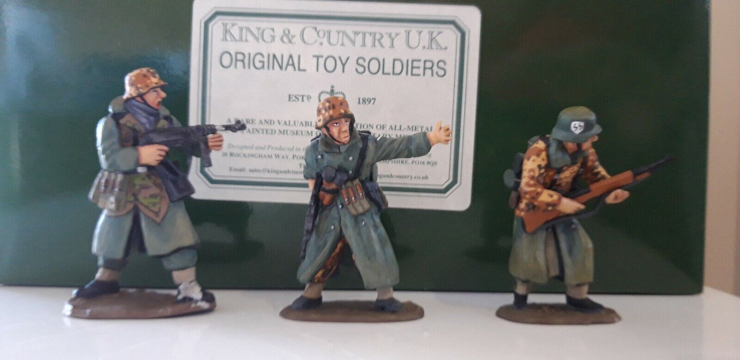 king and country wss11 ww2 German army ambush group 1:32 metal