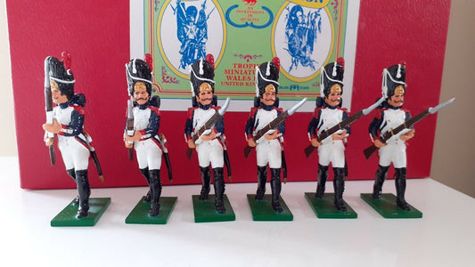 early trophy miniatures 1991 Napoleonic Waterloo french guards wa18v 1:32 metl