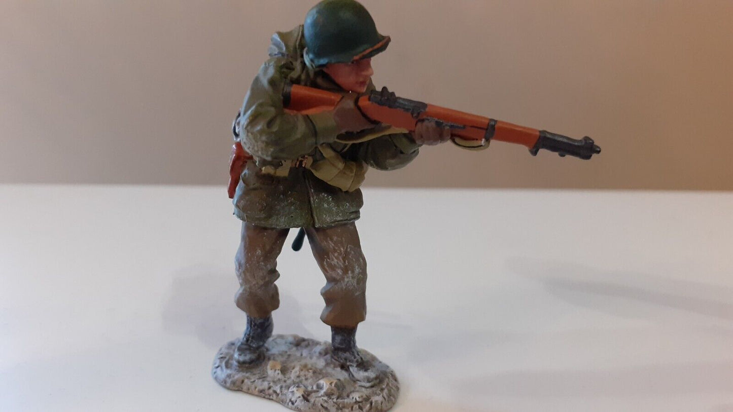 king and country  bba002 ww2 us infantry bastogne bulge 1:30 metal boxed 2004