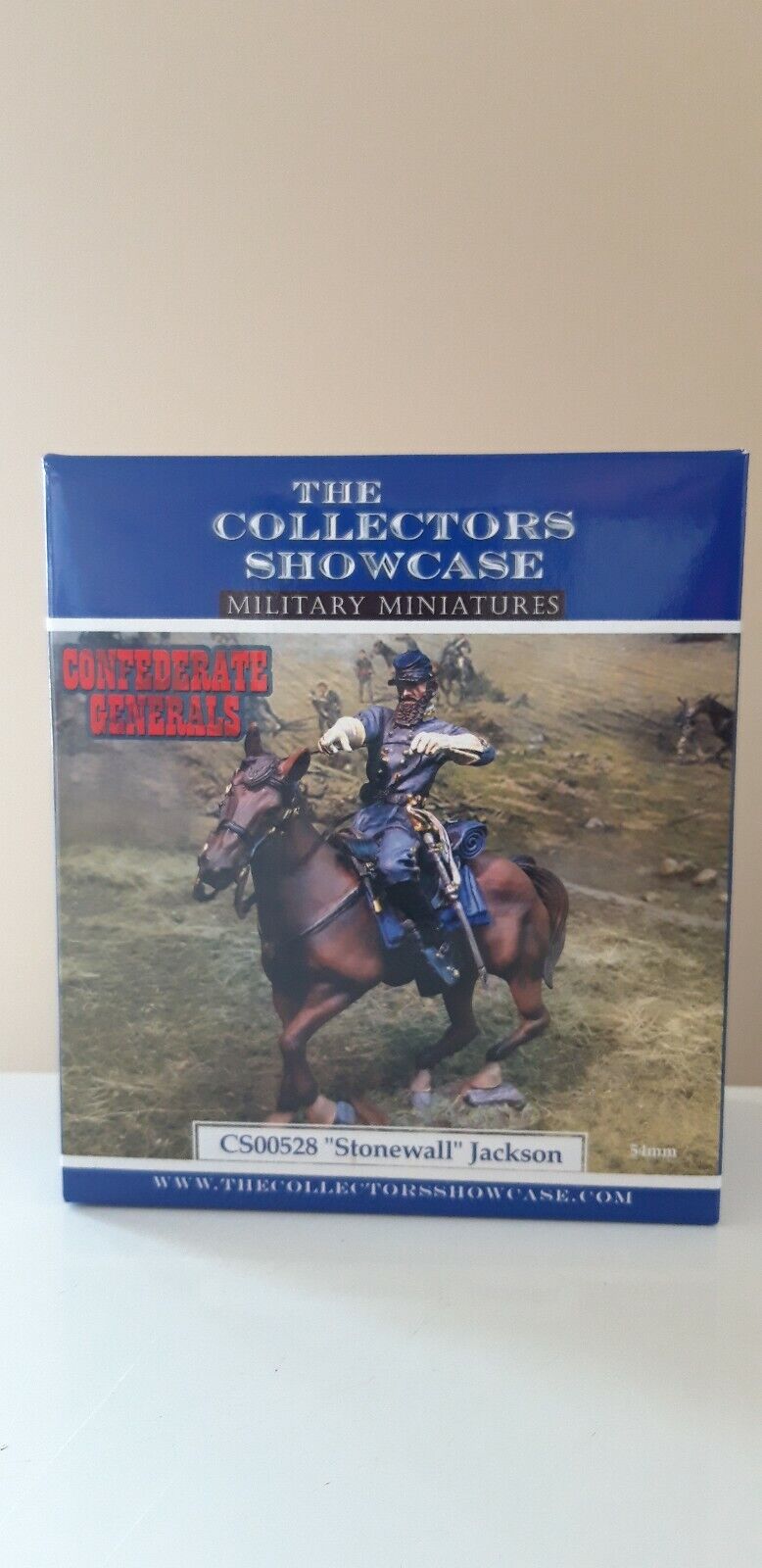The collectors showcase acw cs00528 stonewall Jackson union 1:30 metal