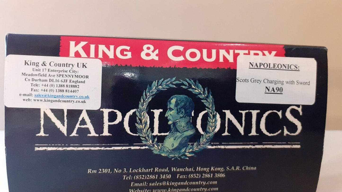 King and country Waterloo Napoleonic scots grey  boxed 1:30  na090 na90