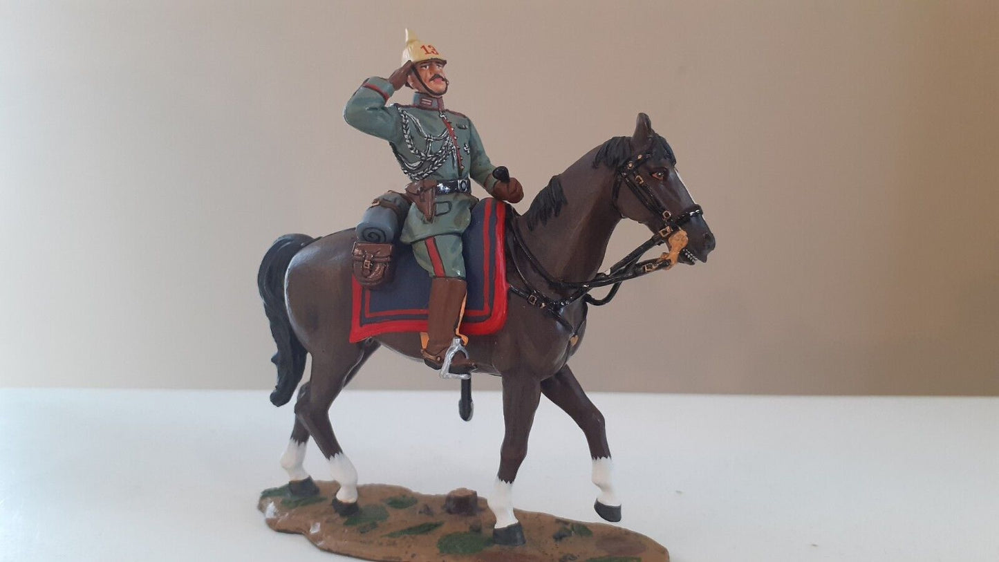 King and country fw05 fw5 ww1 great war mounted german officer 1:30 metal boxed