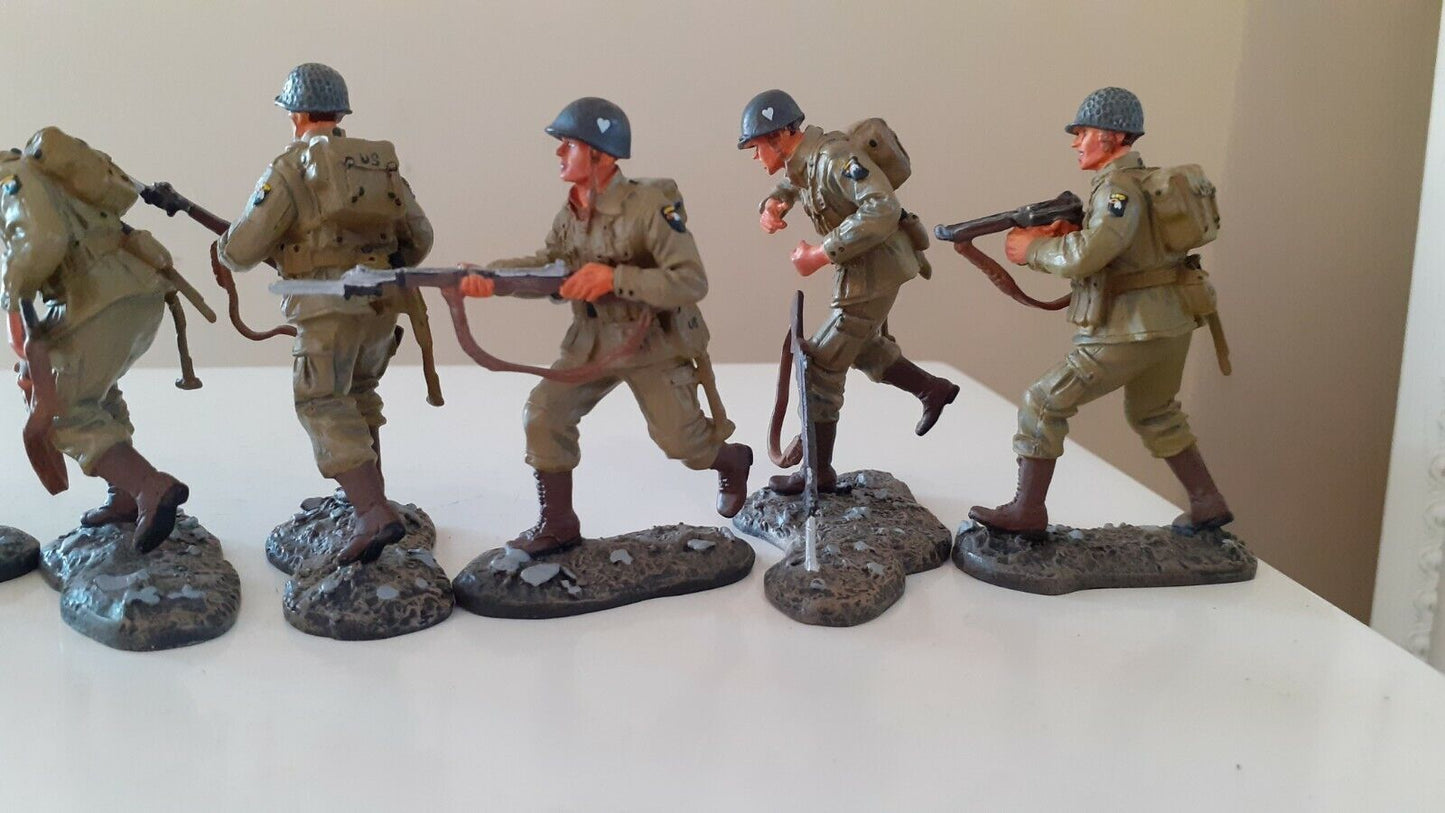 Britains 17595 ww2 101st airborne paras strike attack 1:32 metal