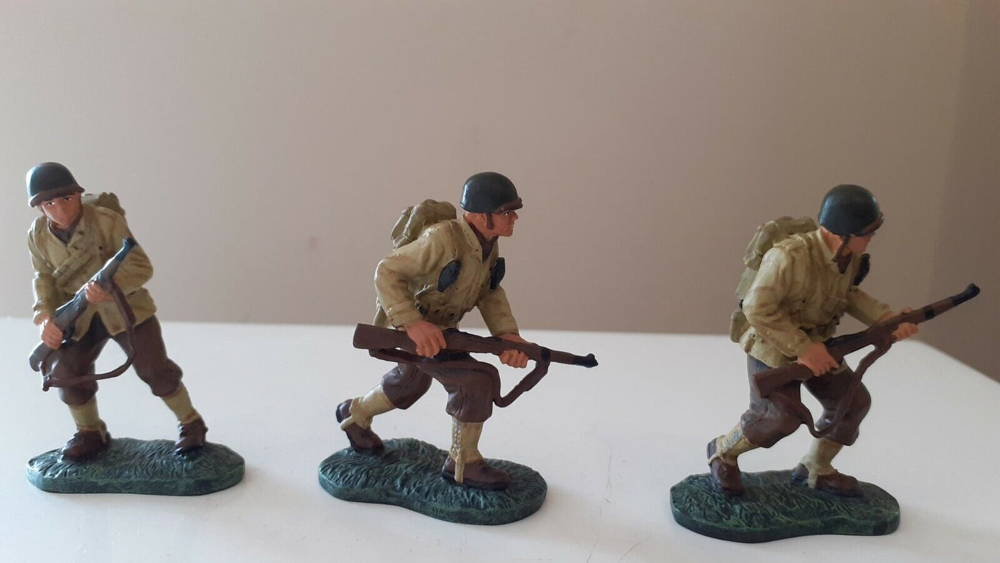 Britains 17494 ww2 d-day us infantry big red one boxed 1:32 Bb