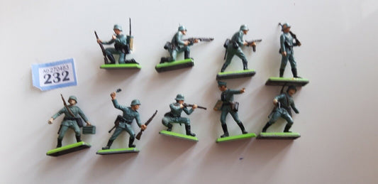 Britains deetail ww2 germans infantry 1970s  1:32  b2