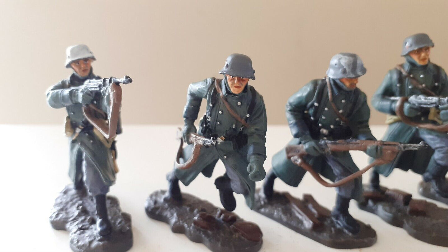 Britains 17601 large german infantry squad ww2 stalingrad 1:32 metal boxed 2005