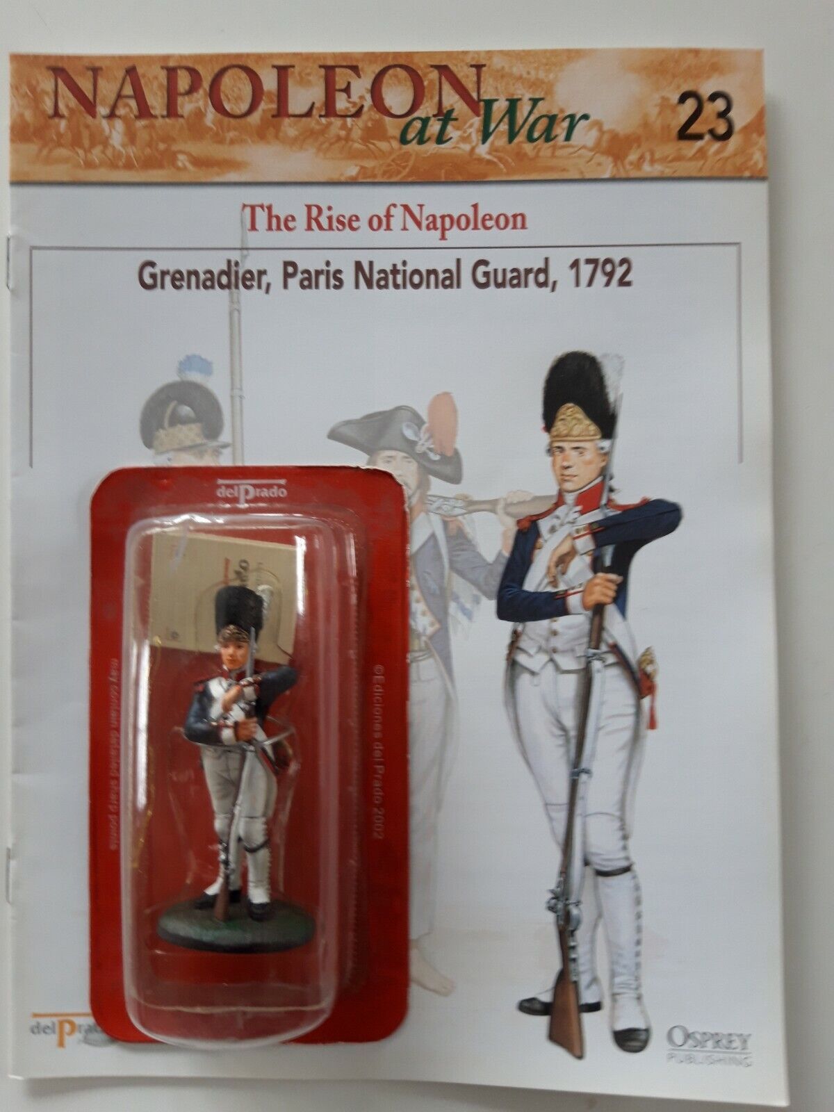 Del prado napoleon at war 23 waterloo 1:30 paris national guard  mib book