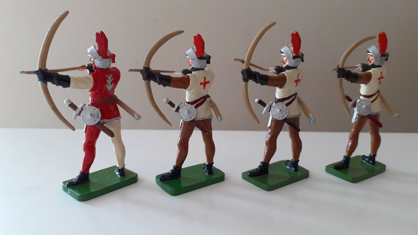 Britains knights agincourt tournament 4 archers no box